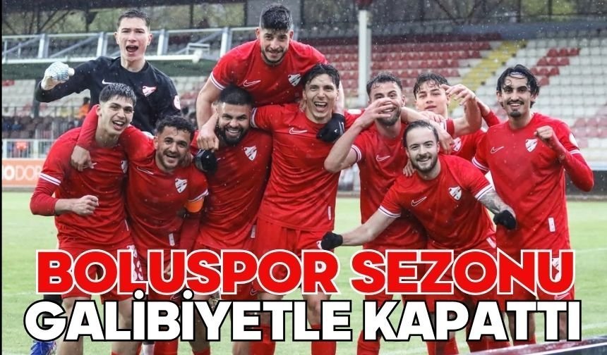 Boluspor Sezonu Galibiyetle Kapattı