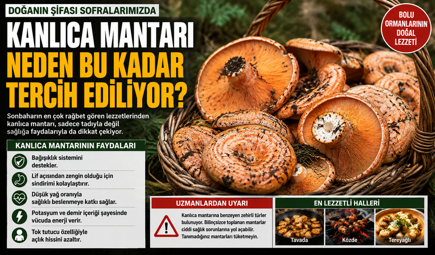 Kanlıca Mantarı Neden Bu Kadar Tercih Ediliyor? İşte Faydaları