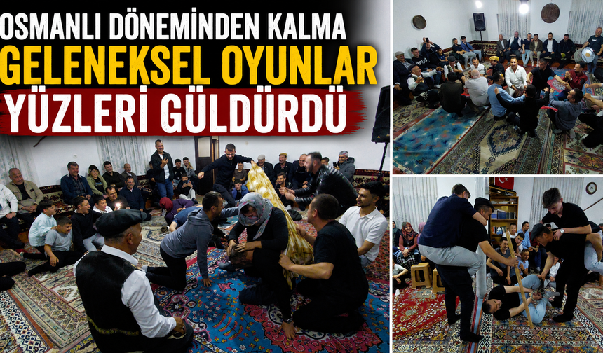 Osmanlı döneminden kalma geleneksel oyunlar yüzleri güldürdü