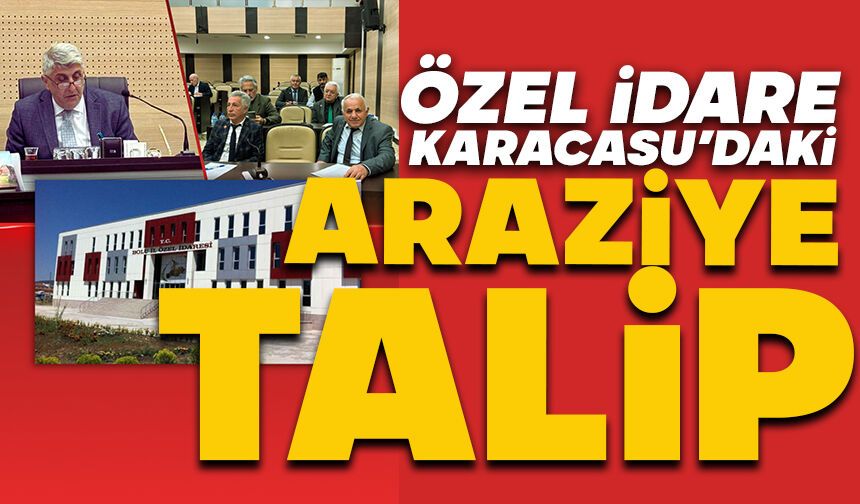 Özel İdare Karacasu’daki Araziye Talip