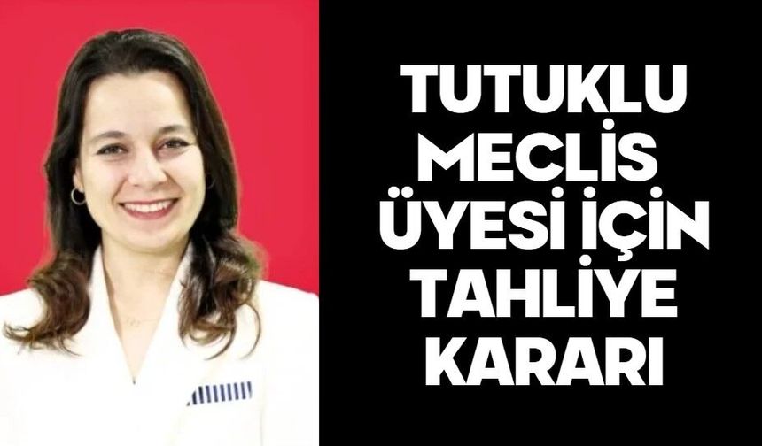 Tutuklu Meclis Üyesi İçin Tahliye Kararı