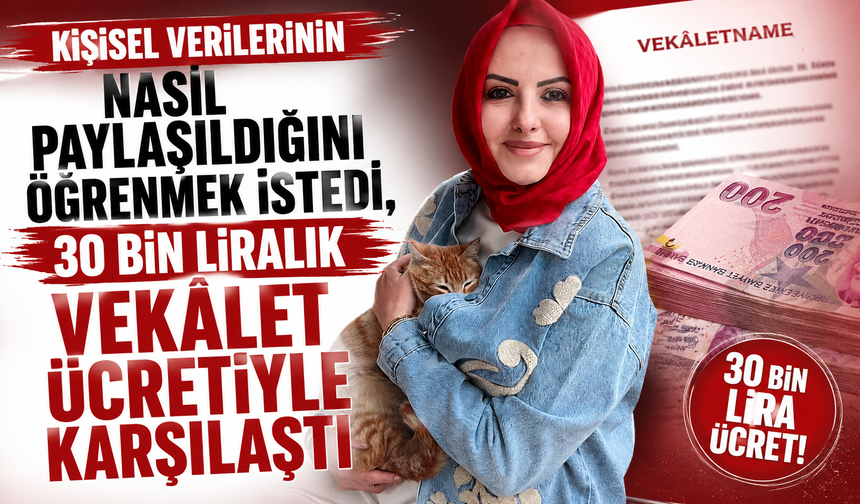 Kişisel Verilerinin Nasıl Paylaşıldığını Öğrenmek İstedi, 30 Bin Liralık Vekâlet Ücretiyle Karşılaştı