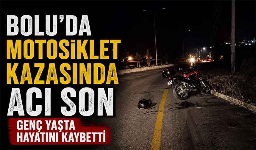 Bolu'da motosiklet kazasında acı son