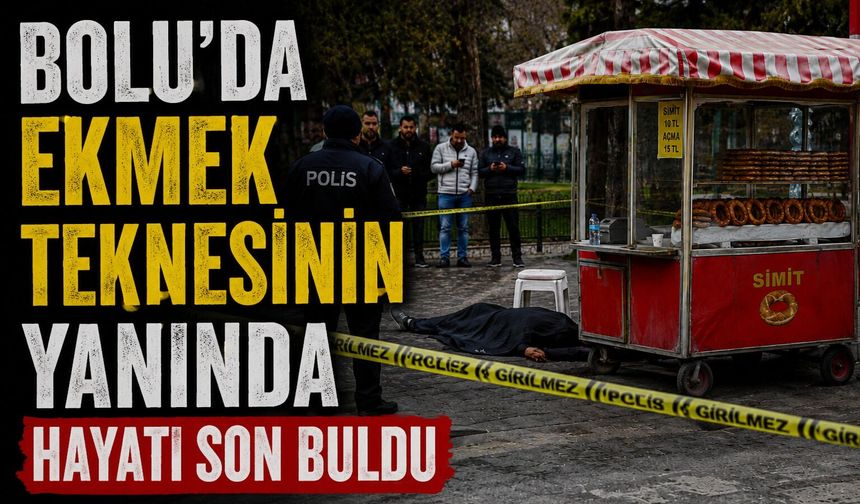 Bolu’da, ekmek teknesinin yanında hayatı son buldu