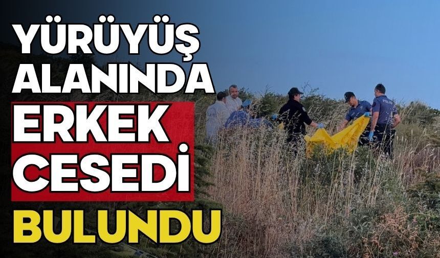 Yürüyüş alanında erkek cesedi bulundu
