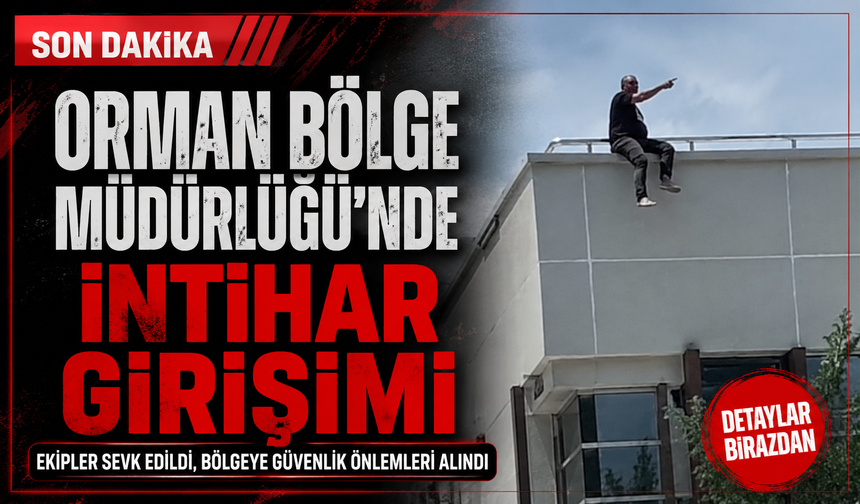 Son Dakika, Orman Bölge Müdürlüğü'nde İntihar Girişimi