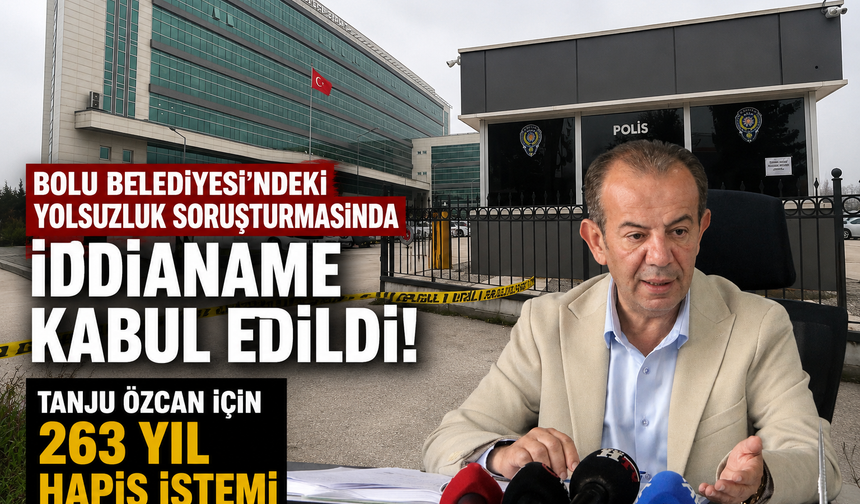 Tanju Özcan için 263 yıl hapis istemi