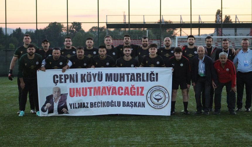 Çepni Köyü'nden Anlamlı Vefa: Yılmaz Beçikoğlu Unutulmadı