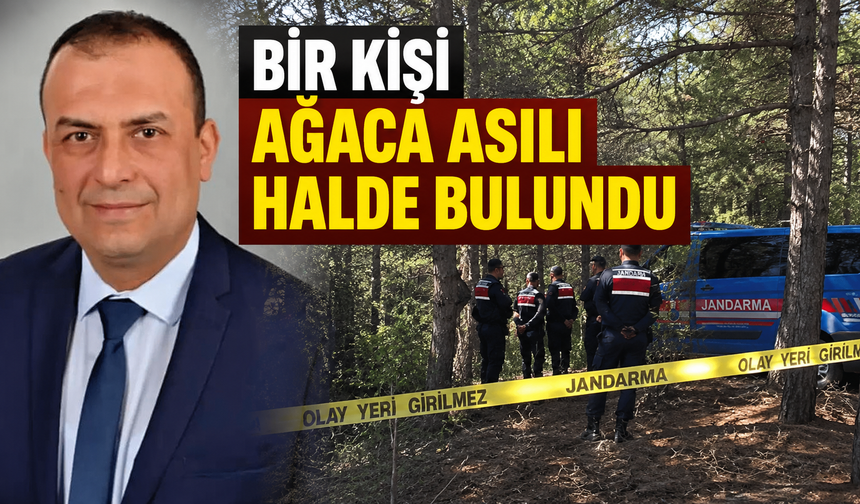 Bir kişi ağaca asılı halde bulundu