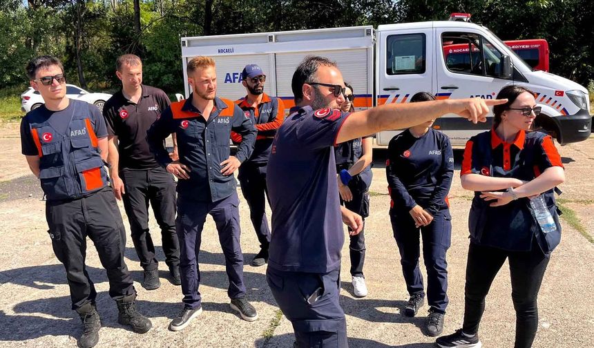 AFAD ekiplerine zorlu şartlar için ileri sürüş eğitimi