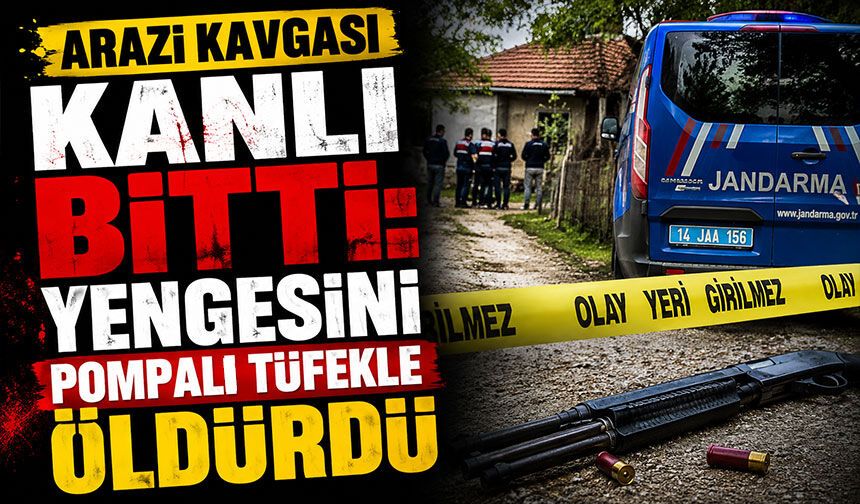 Arazi kavgası kanlı bitti: Yengesini pompalı tüfekle öldürdü