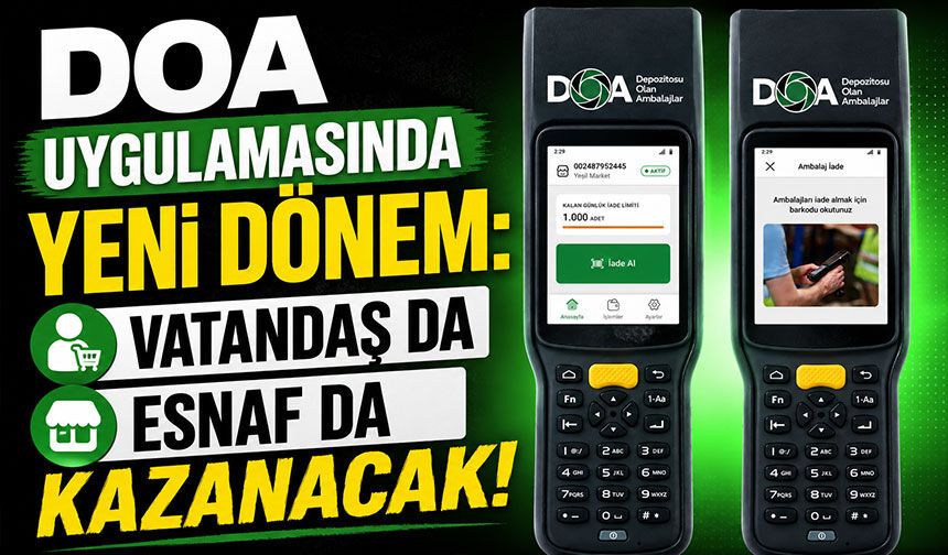 DOA uygulamasında yeni dönem: Vatandaş da esnaf da kazanacak