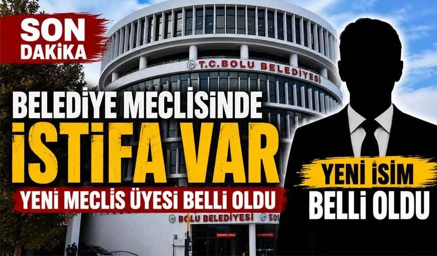 Belediyede meclis üyesi istifa etti, yerine Bayrak geliyor