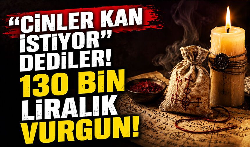 "Cinler Kan İstiyor" Diyerek 130 Bin Lira Dolandırdılar!