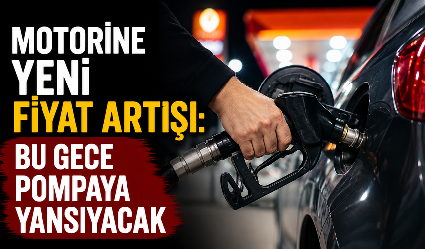 Motorine yeni fiyat artışı: Bu gece pompaya yansıyacak