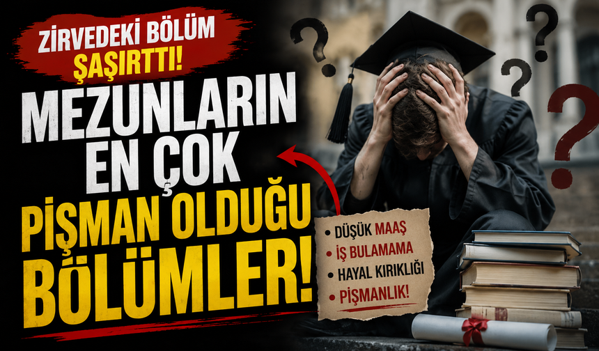 En Çok Pişman Eden Üniversite Bölümleri Açıklandı! Zirvedeki Bölüm Şaşırttı