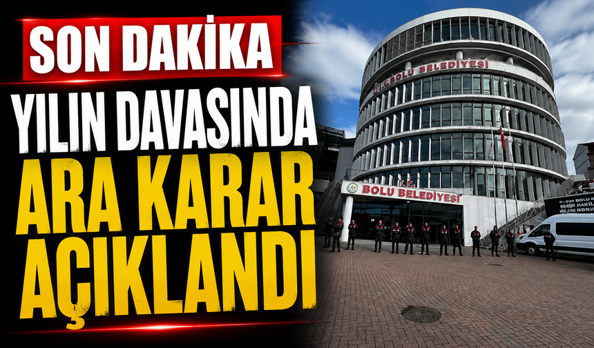 Yılın Davasında Ara Karar Açıklandı