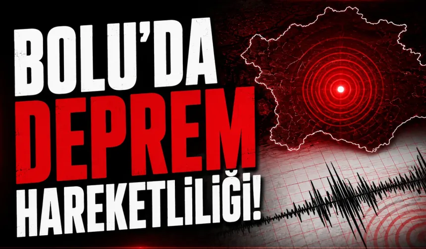 BOLU'DA DEPREM HARKETLİLİĞİ DEVA EDİYOR