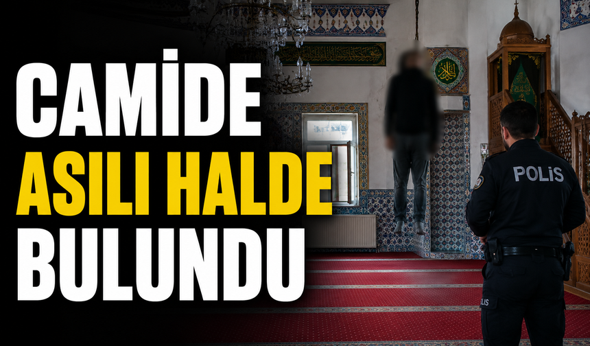 Camide asılı halde bulundu