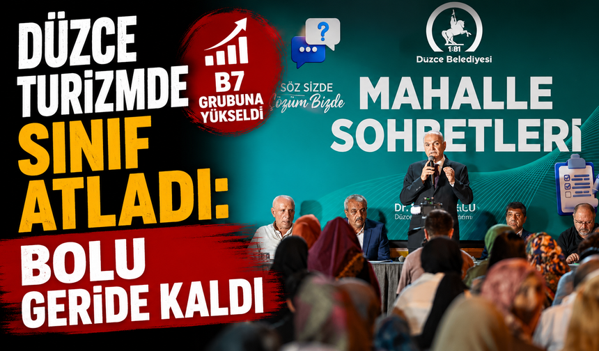 Düzce Turizmde Sınıf Atladı: Bolu Geride Kaldı