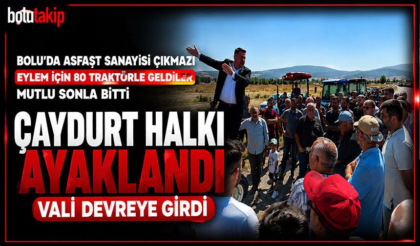 Bolu’da ‘Asfalt Şantiyesi’ Çıkmazı, Vali Konuya El Attı: Köylüler Kazandı
