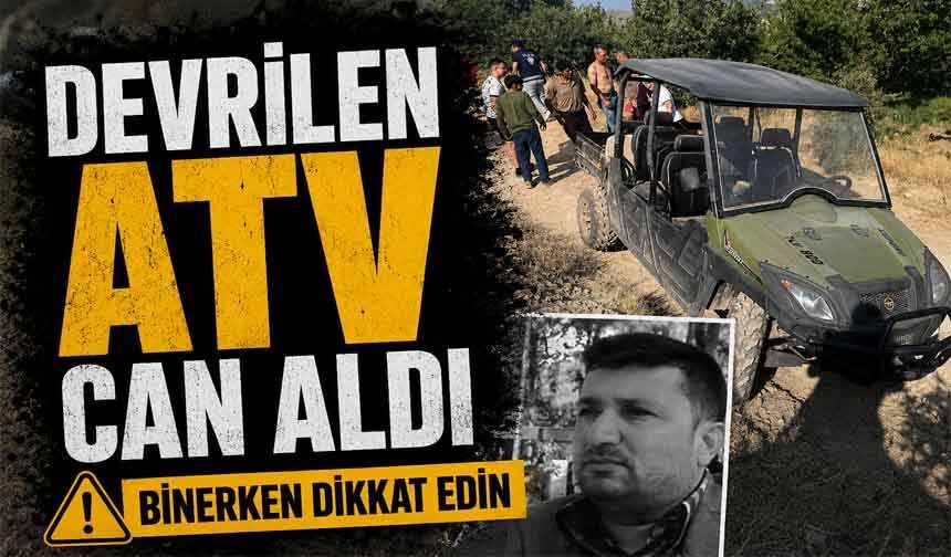 Devrilen ATV can aldı