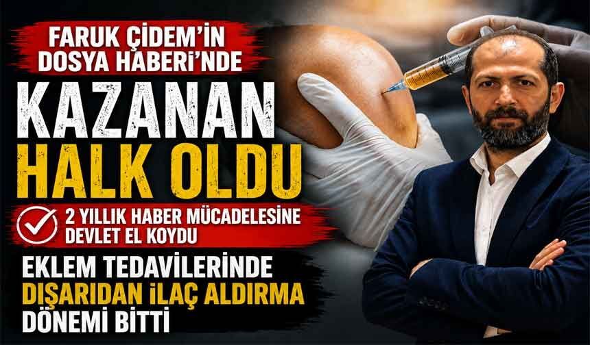 Gazeteci Faruk Çidem'in dosya haberinde son nokta