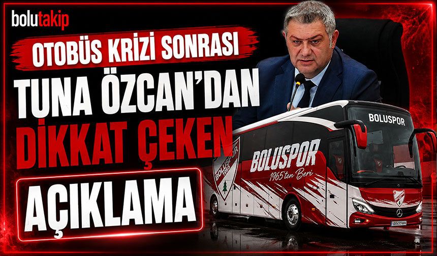 Otobüs Krizi Sonrası Tuna Özcan'dan Dikkat Çeken Açıklama