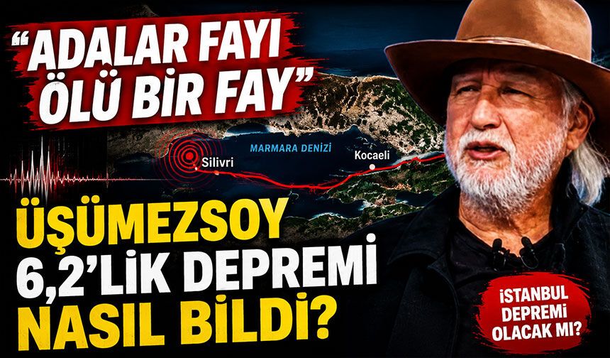 Prof. Dr. Şener Üşümezsoy’dan Marmara depremi çıkışı: “Adalar Fayı ölü faydır”