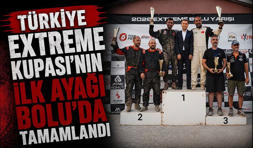 Türkiye Extreme Kupası'nın ilk ayağı Bolu’da tamamlandı