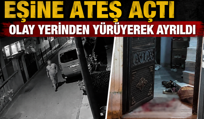 BOŞANMA AŞAMASINDAKİ EŞİNE ATEŞ AÇTI