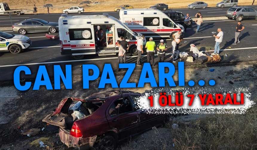 Direksiyon hakimiyetini kaybetti, karşı şeritteki iki otomobile çarptı