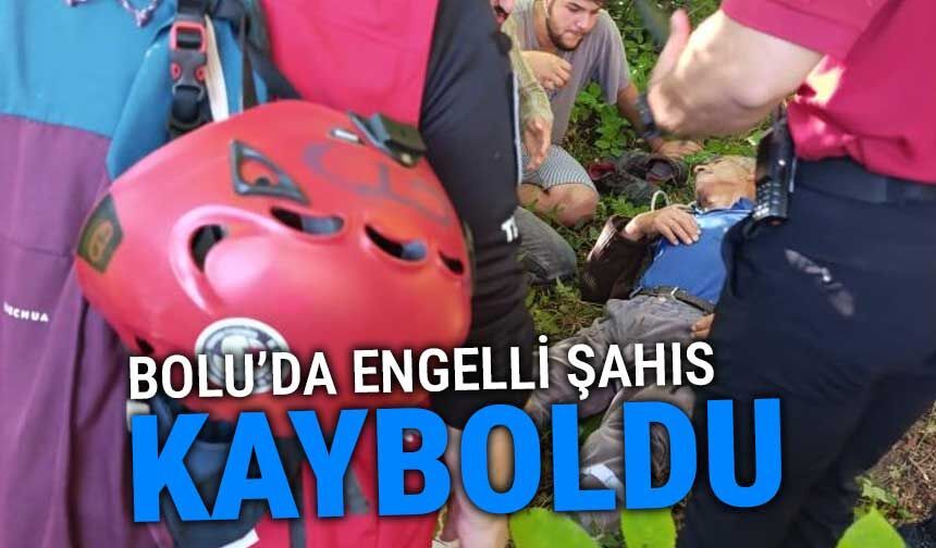 Bolu'da engelli şahıs kayboldu