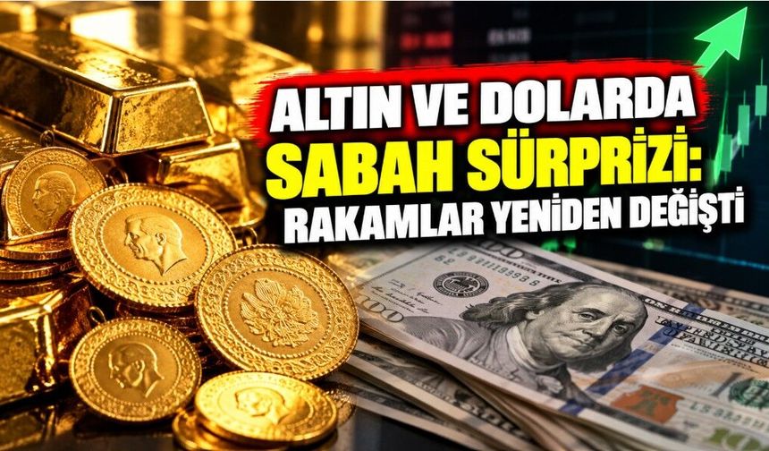 Altın ve Dolarda Sabah Sürprizi: Rakamlar Yeniden Değişti