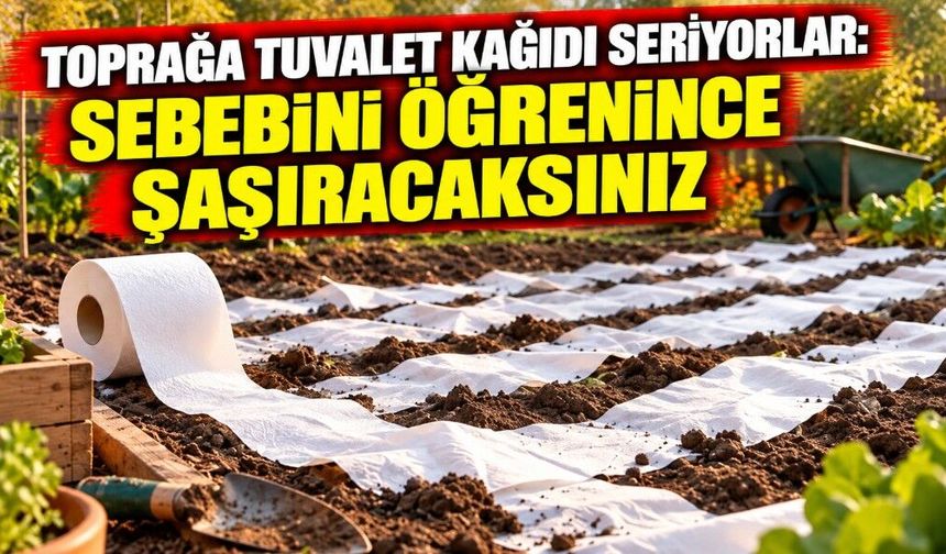 Toprağa Tuvalet Kağıdı Seriyorlar: Sebebini Öğrenince Şaşıracaksınız
