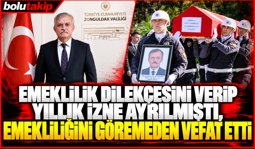 Emeklilik dilekçesini verip yıllık izne ayrılmıştı, emekliliğini göremeden vefat etti