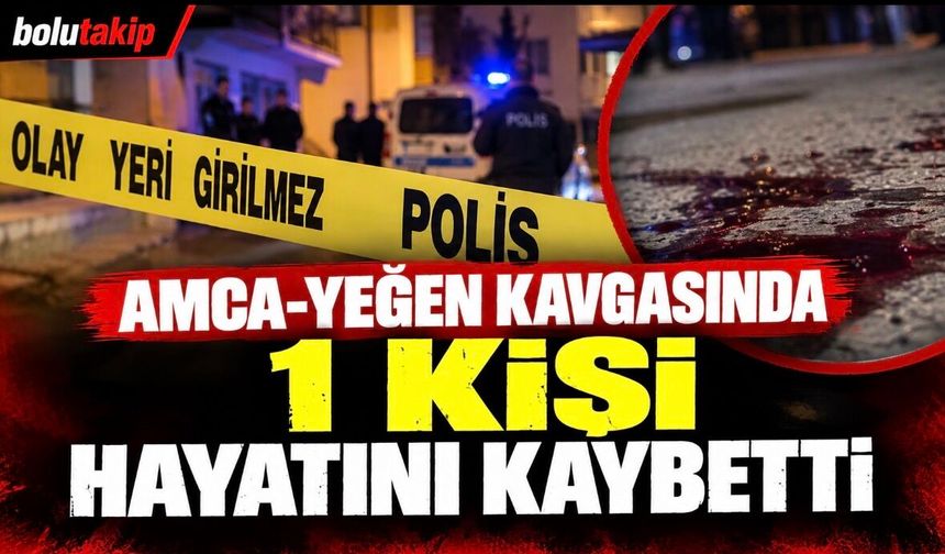 Amca-yeğen kavgasında 1 kişi hayatını kaybetti