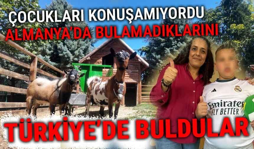 Konuşamayan oğluna çareyi 2500 km uzakta buldu