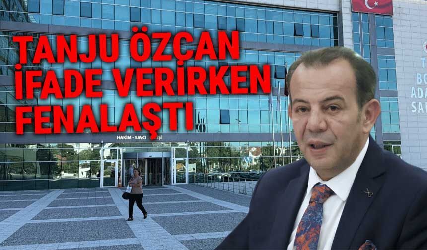 Tanju Özcan savunma yaparken fenalaştı