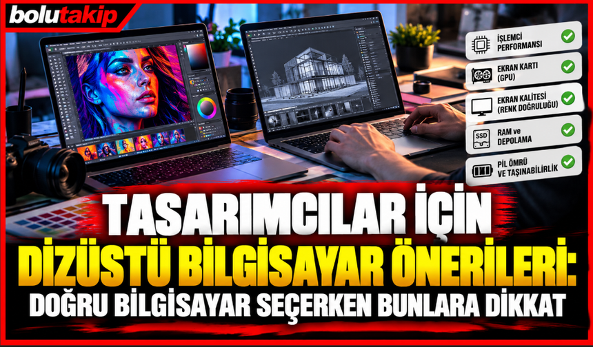 Tasarımcılar için dizüstü bilgisayar önerileri: Doğru bilgisayar seçerken bunlara dikkat