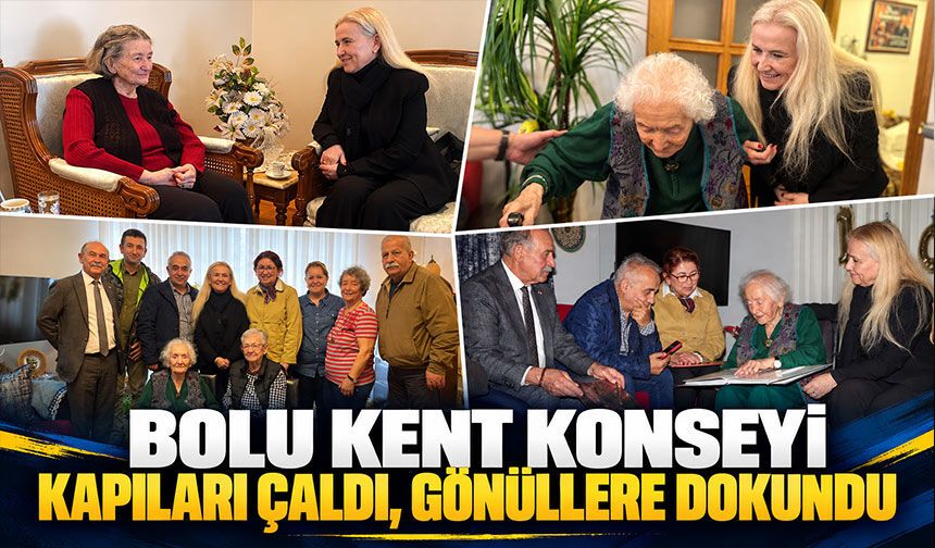 BOLU KENT KONSEYİ KAPILARI ÇALDI, GÖNÜLLERE DOKUNDU