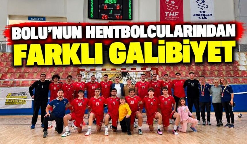 Bolu’nun Hentbolcularından Farklı Galibiyet