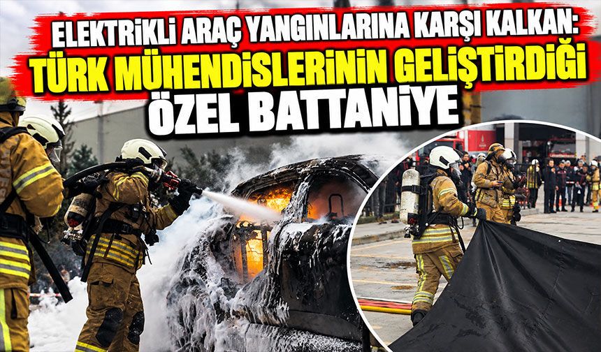 Elektrikli araç yangınlarına karşı kalkan: Türk mühendislerinin geliştirdiği özel battaniye