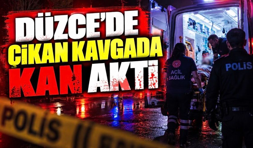 Düzce’de çıkan kavgada 1 yaralı