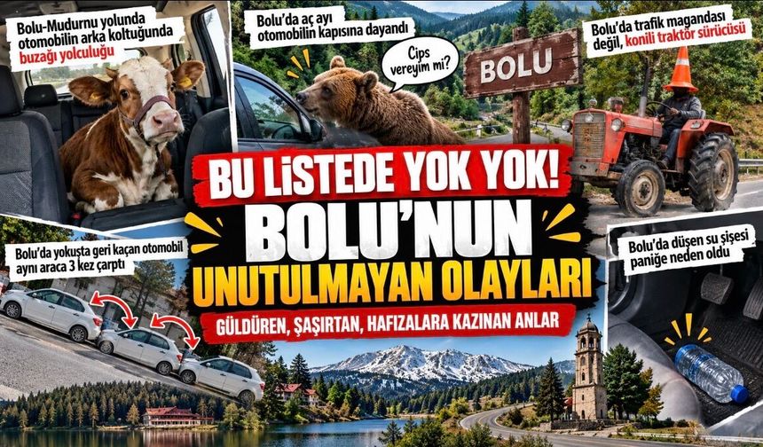 Bu listede yok yok! Bolu’nun unutulmayan olayları