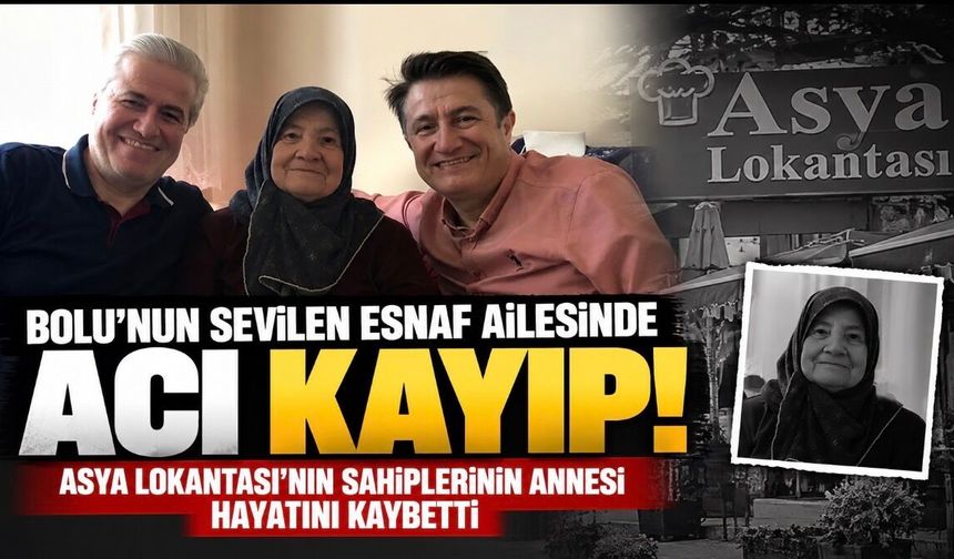 Bolu’nun sevilen esnaf ailesinin acı günü