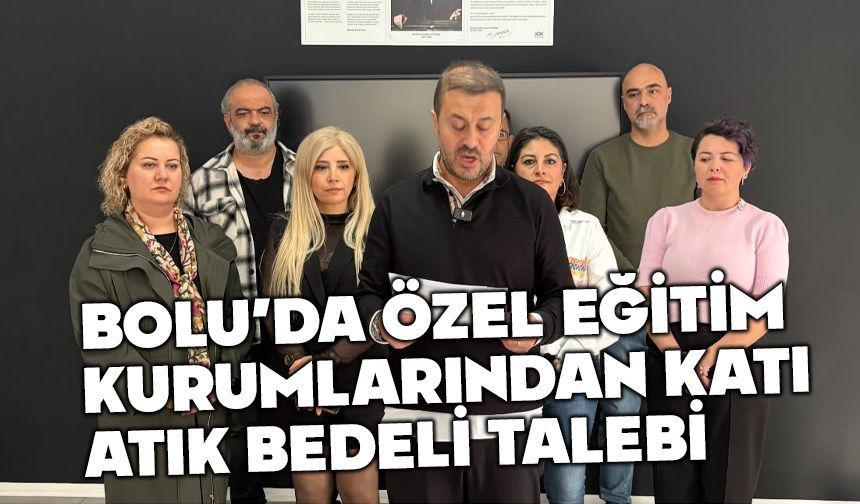 Bolu'da katı atık bedellerinde değişiklik talep ettiler