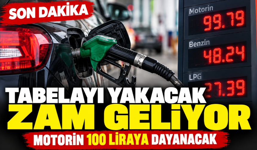 Motorine 6,40 TL zam beklentisi! Akaryakıt tabelaları yeniden değişecek
