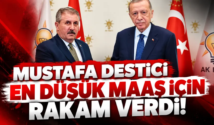 Bolulu emekliler ek zam beklerken Mustafa Destici en düşük maaş için rakam verdi!